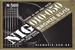 Encordoamento P/Violao Aco/Bronze 010/050-6C - 85302