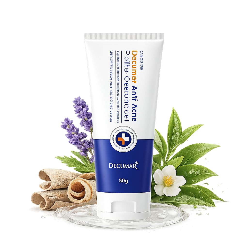 Decumar ProMax Clarifying Cleansing Gel for Oily & Blemish-Prone Skin, Willow Bark, Tea Tree, Green Tea & Allantoin, 50 ml / 1.76 oz