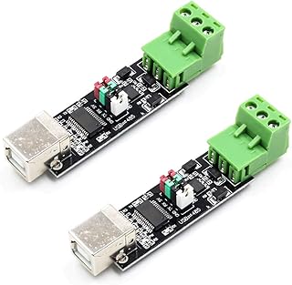 HiLetgo 2pcs USB to RS485 TTL Serial Converter Adapter FT232RL 75176 FTDI Interface