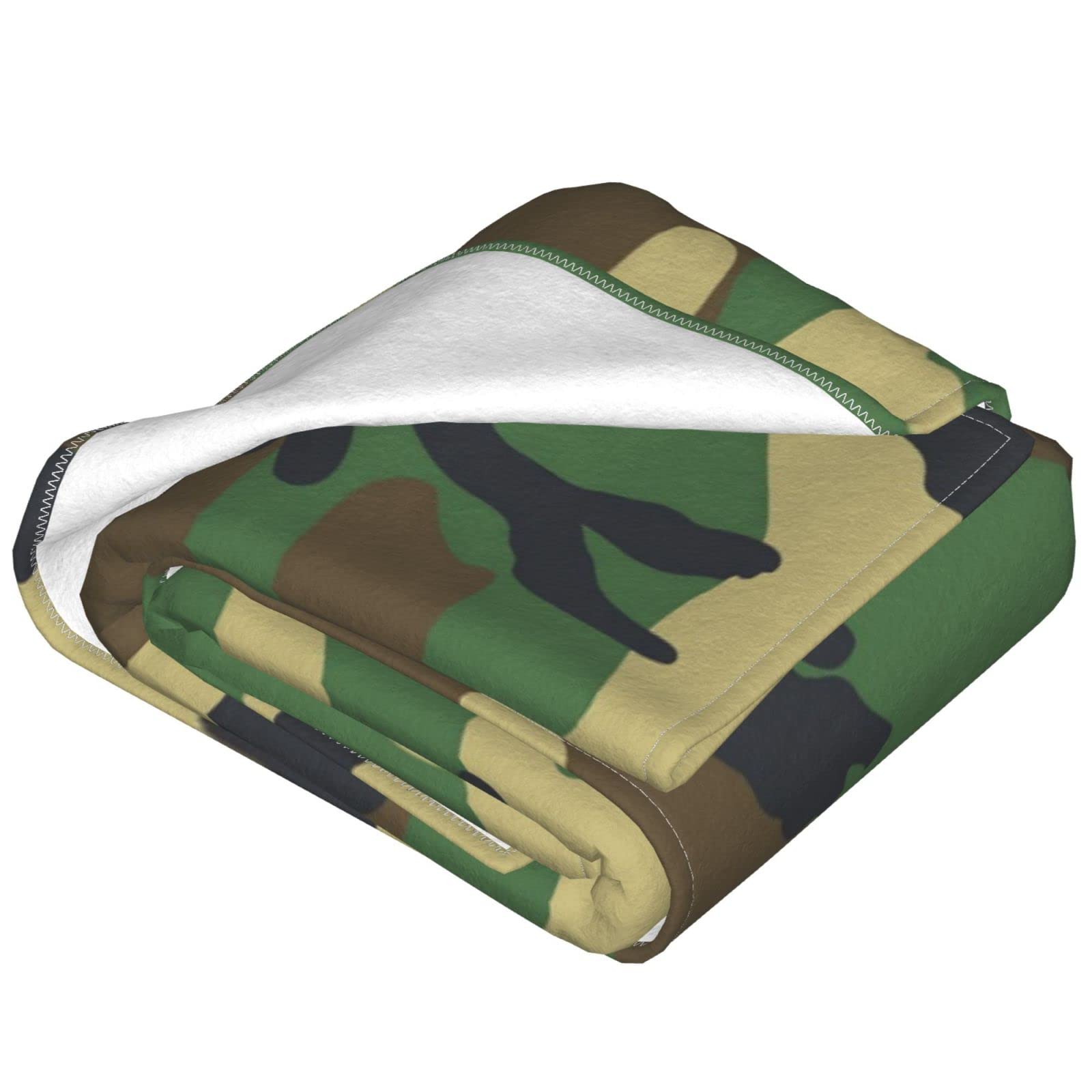 Amazon｜毛布 迷彩柄 カモフラージュ ブランケット タオルケット 掛け