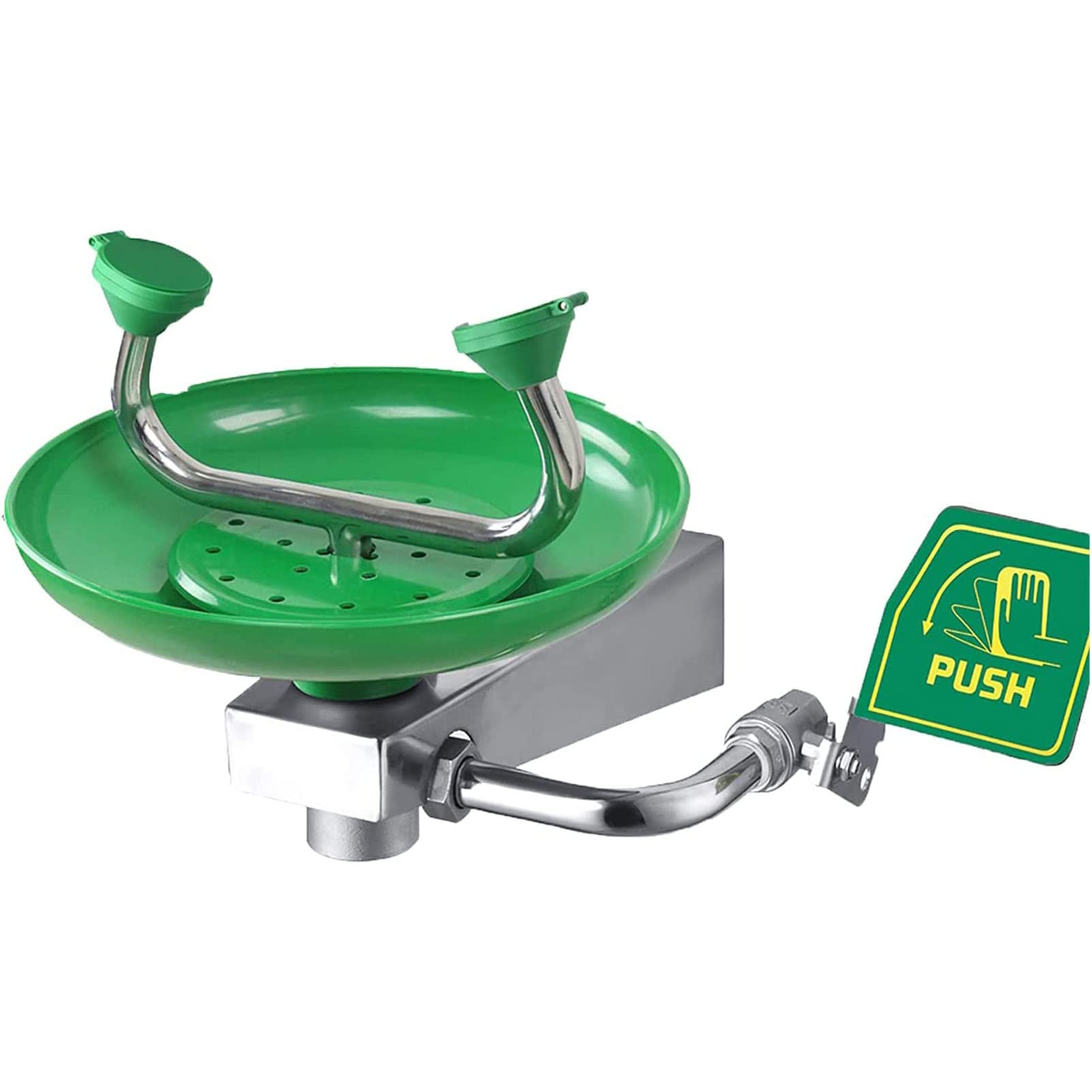 Buy Wall ed Emergency Eye Wash Station, Stainless Steel Eye Wash