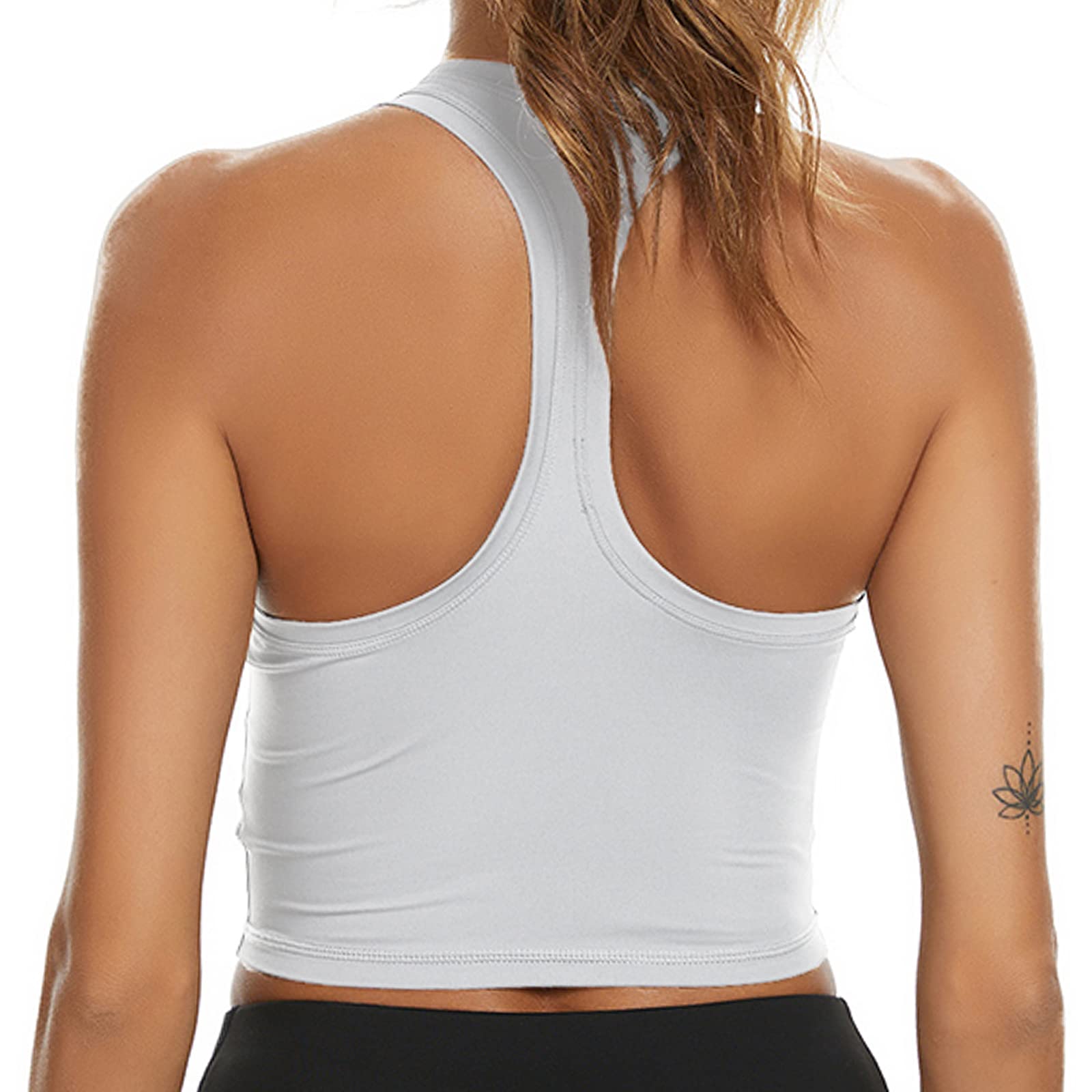 AGUTIUN Racerback Workout Tank Tops for Women Sleeveless Athletic Tops Yoga Running Shirts Camisole