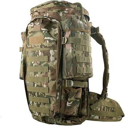 LSWKG Zaino Tattico Militare,Zaino Militare tattico per Fucile da Uomo,Zaino  Militare da Esterno Grande 56-75L,Zaino tattico,Adatto per  Caccia,tiro,Campeggio,Escursionismo (Color : C) : Amazon.it: Sport e tempo  libero