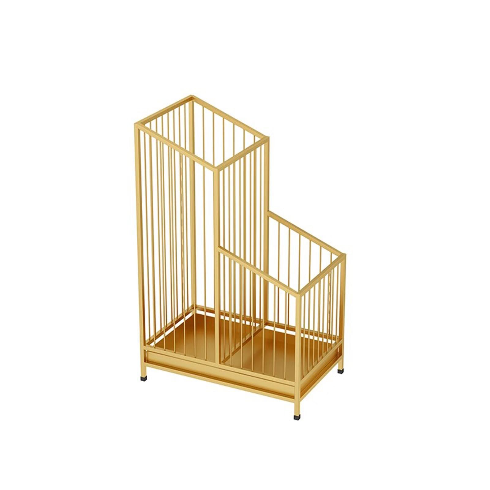 Porte-parapluie moderne en métal compact pour l'entrée