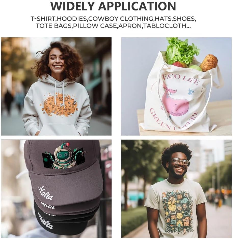 Procolored DTF Transfer Film Roll 8.2" x 328ft for A4 L800 F8 DTF Printer, PreTreat PET Heat Transfer Paper, Cold and Hot Peel, Direct to Film for T-Shirts Textile