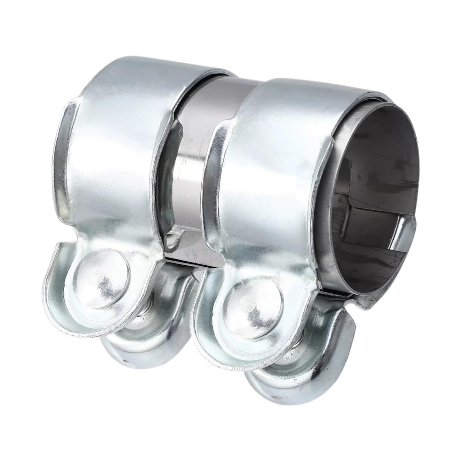 Abrazadera de escape de acero inoxidable 45mm con acabado premium 7