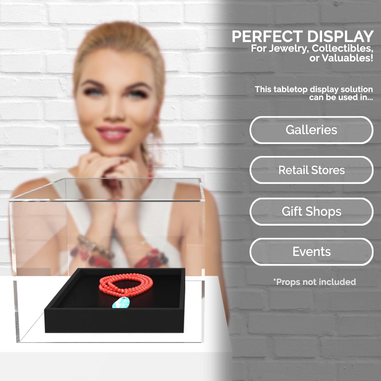 6 Pack Clear Acrylic Display Box with One Open Side No Lid 7.75" x 8" x 6" Inch Versatile Plexiglass Merchandise Storage Bin or Retail Product Riser by Marketing Holders image 3