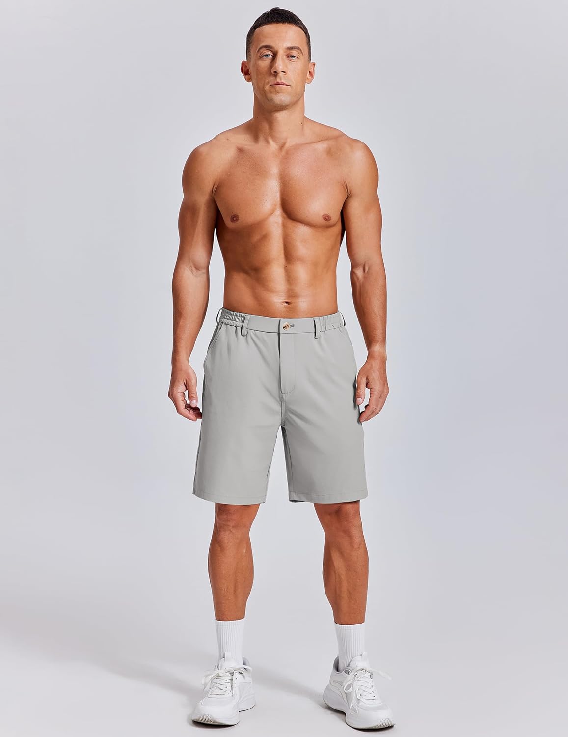 COOFANDY Men's 7 Inch Classic Fit Golf Shorts Lightweight Stretch Quick Dry Hiking Short UPF50