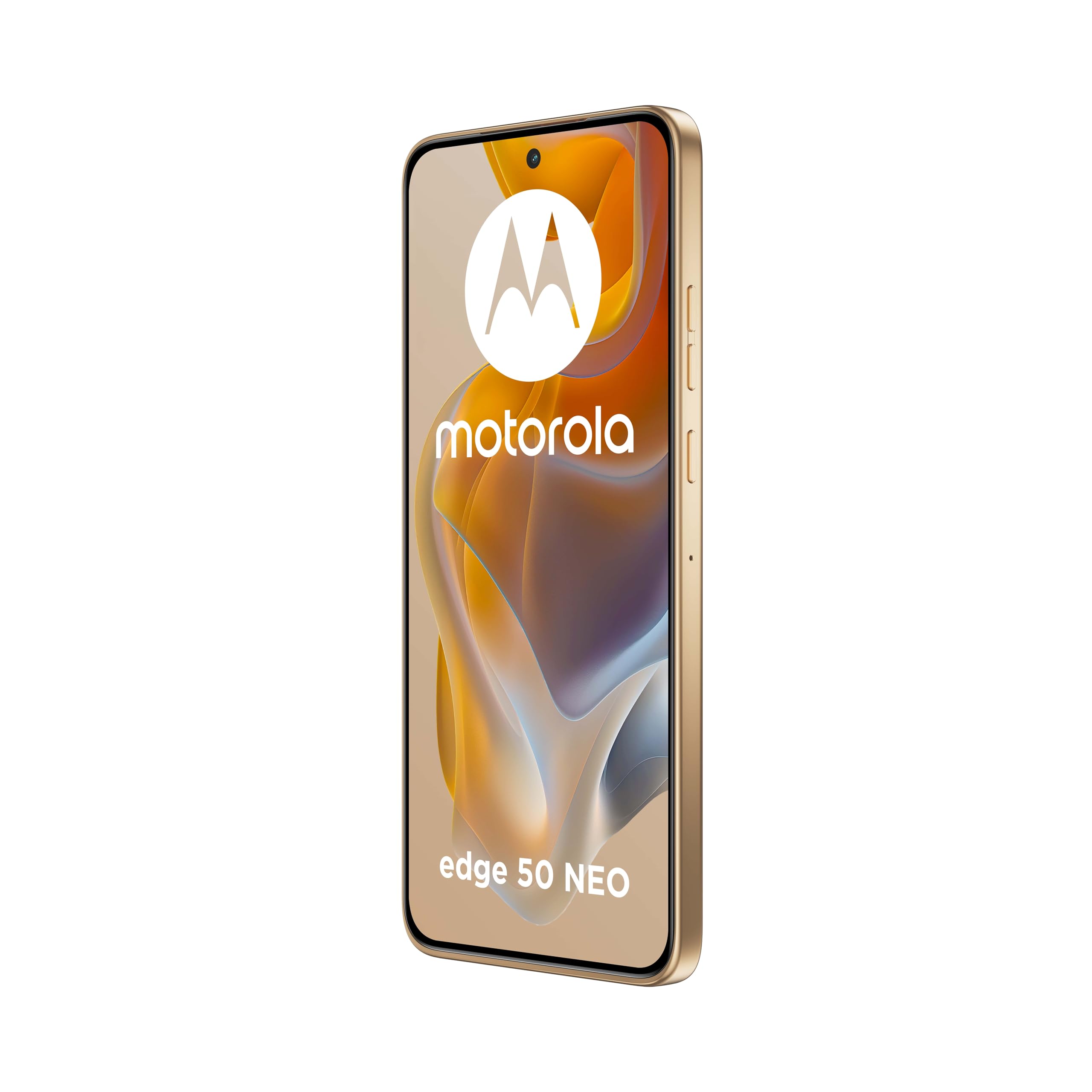 Motorola edge 50 neo (8/256GB, Fotocamera Sony LYTIA™ 700C 50+13+10MP selfie 32MP, Display 6.36" pOLED 120Hz, IP68, MediaTek MTK 24M, batteria 4310mAh, ricarica 68W, Android 14), PANTONE Latte