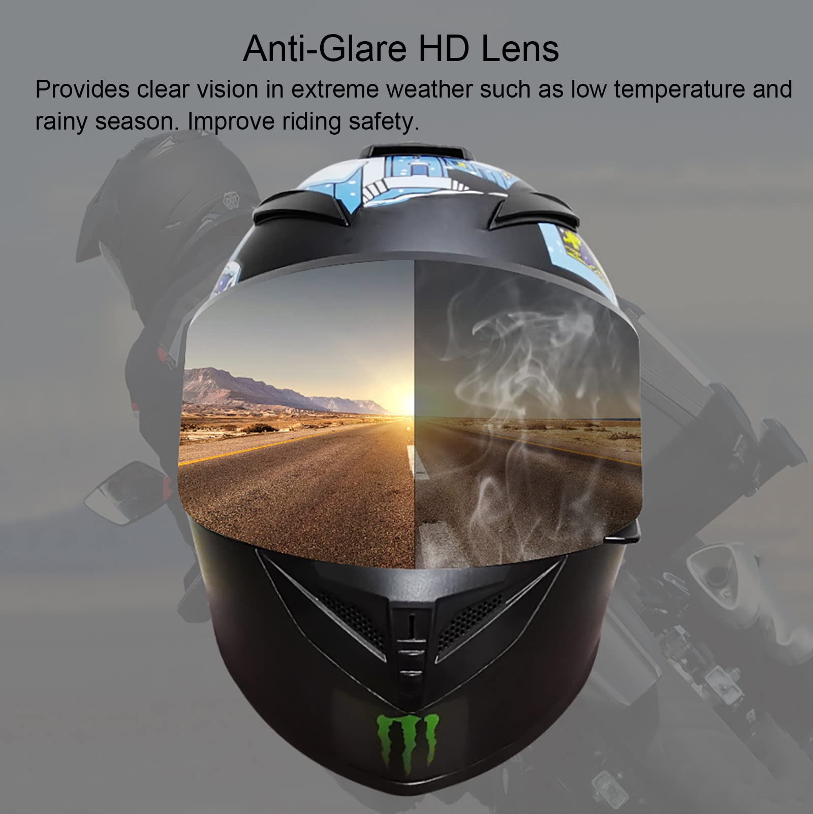 JATIBOSH Abierto Cascos Moto Bloquear El Viento Lluvia Retro Half-Helmet, Resistente Desgaste Resistente Los Golpes Casco Jet Ciclomotor para Jóvenes Hombres Mujeres Certificación ECE