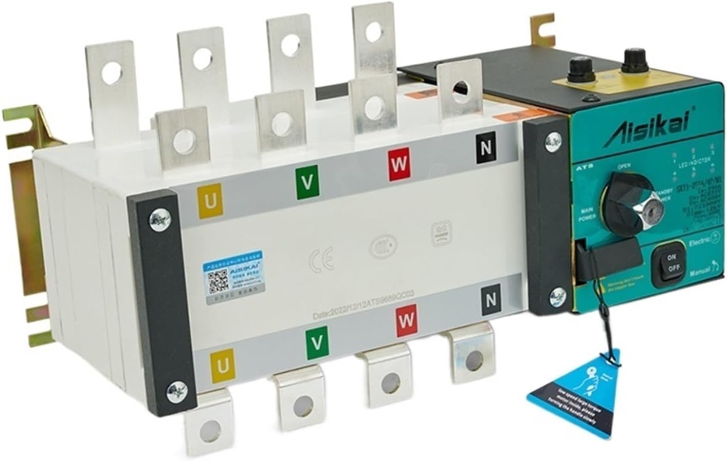 ATS Dual Power Automatic Transfer Switch Universeller elektrischer Leistungsschalter for Dieselgeneratoren Teil 4P 250A