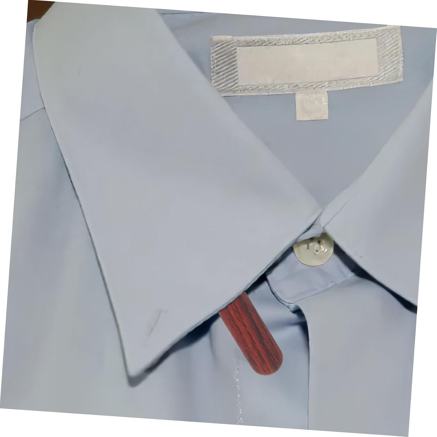 8pcs Mens Dress Shirt Collar Stays Wood Grain Collar Support Inserts Fixing Tools