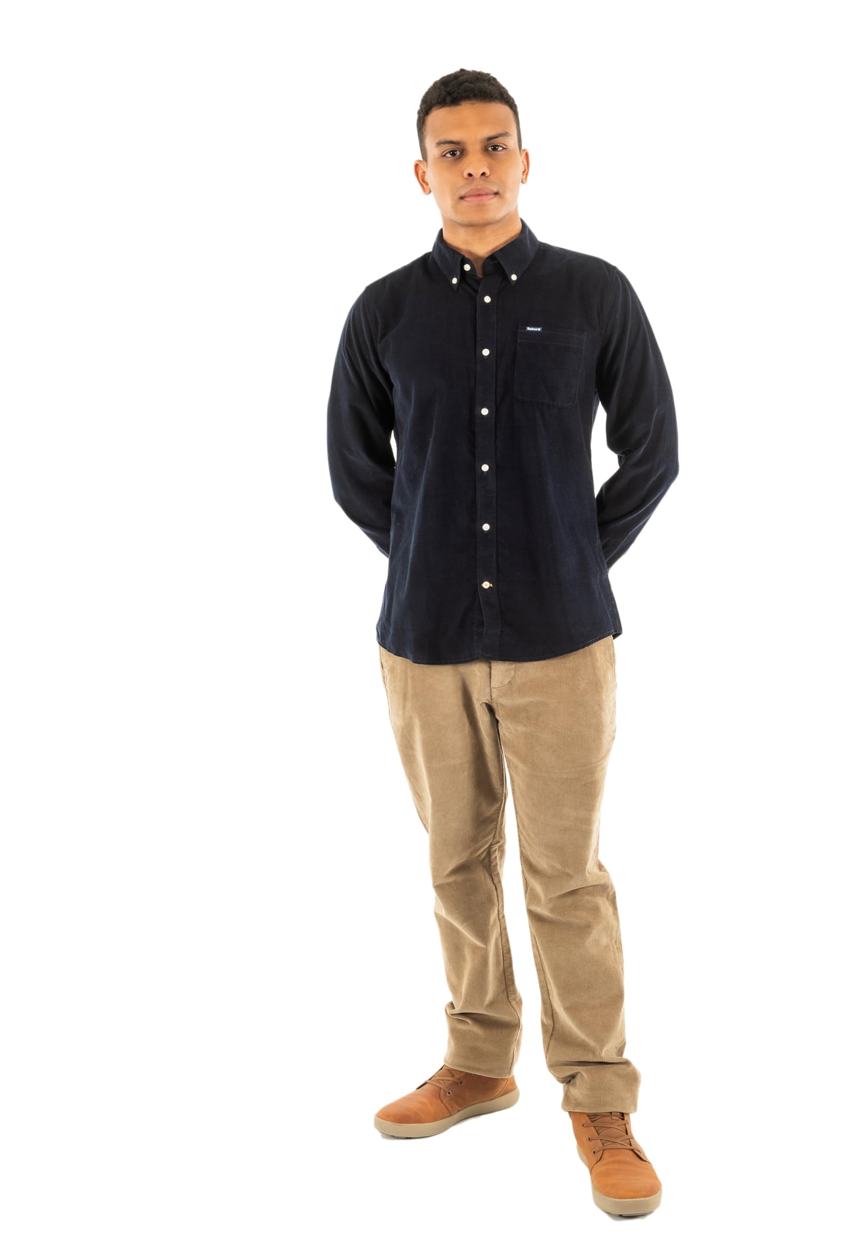 Barbour chemise Ramsey Tailored de style mi32 navy red idéal le weekend - 5