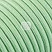 Produktbild Elektrische Kabel in farbigem Stoff beschichtet. Made in Italy! 10 Meter 2x0, 75 Farbe: Roh Mintgrün