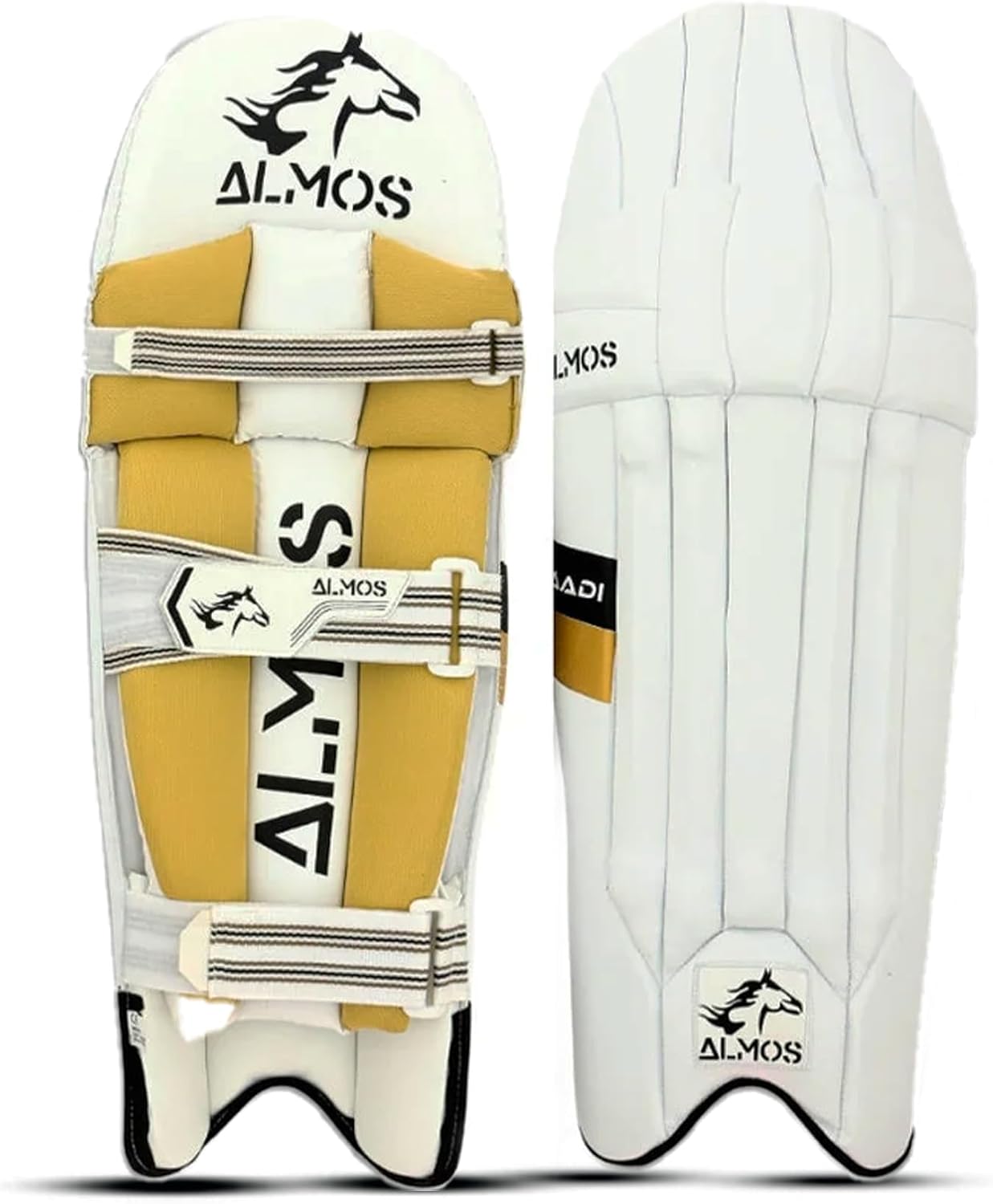 Almos Sports Cricket Batting Pads - Professional Lightweight Versatile Leg Pads for Boys, Men, Adults | MKT PRO, SHAH X, ZAK PRO, HAADI Style |