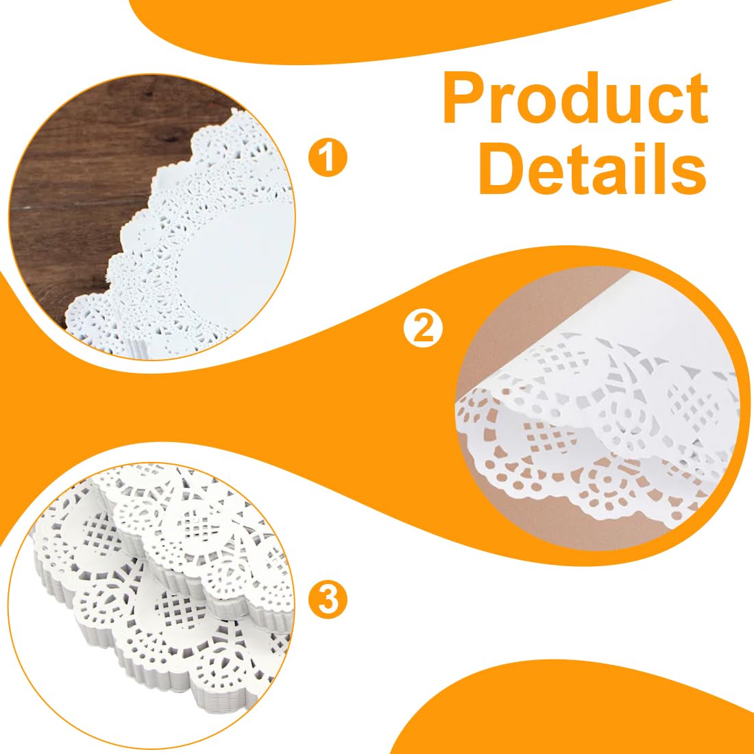 100 Sottotorta In Carta Pizzo 3.5 Pollici - Centrini Decorativi Per Torte E Eventi, Rosa - Foto 3