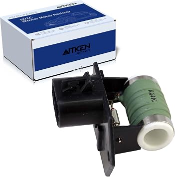 AITKEN Radiator Cooling Fan Resistor for FIAT 500 BRAVO II FIORINO QUBO, MITO Ref #51799351, 58702358, 9S51-8L603-AA.