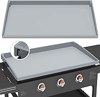 Vista 8 de Cubierta de parrilla de silicona para Blackstone - 36 pulgadas de cobertura verdadera y completa, resistente de grado alimenticio, tapete protector