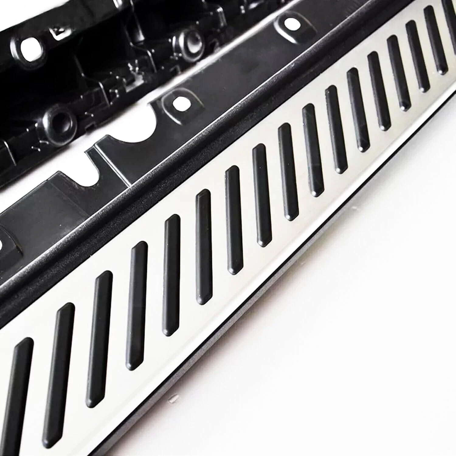 2pcs Fit for 2015 2016 2017 2018 2019 BMW X6 F16 Aluminum Running Boards Side Steps Nerf Bars