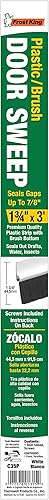 Miniatura 2 de Frost King C35PH - Cepillo de plástico para puerta, 1-34 pulgadas x 36 pulgadas, color blanco