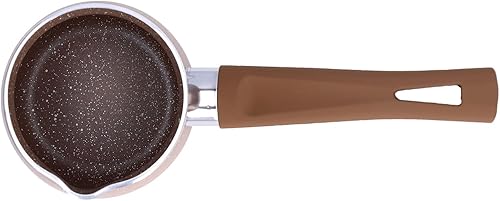 Miniatura 7 de Olla de mantequilla, cacerolas de aleación de aluminio olla de cocina para café, mantequilla, chocolate, antiadherente, cacerola de leche de 3.1 in