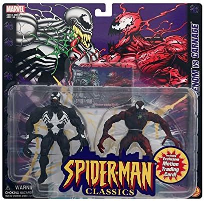 MARVEL SPIDER-MAN CLASSICS VENOM VS CARNAGE ACTION FIGURES