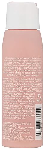 Miniatura 8 de Surface Hair Trinity Acondicionador para el cuidado del color, solución de fortalecimiento vegana y sin parabenos, con aceite de moringa