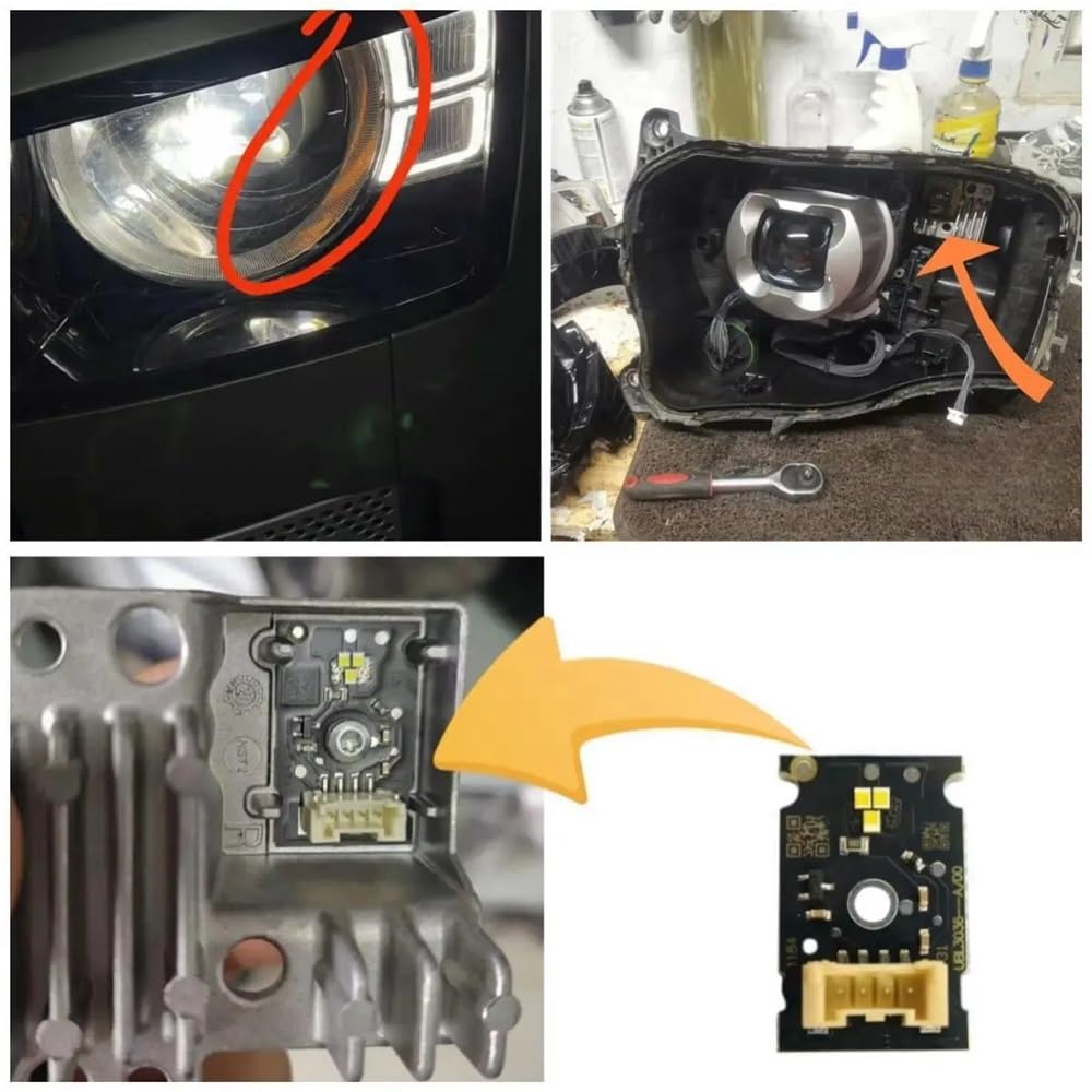 Feux De Jour LED Pour Land Rover Defender 2020-2022 | Compatible CML-G5M3 5120-1 | Panneaux DRL Blancs, Installation Directe