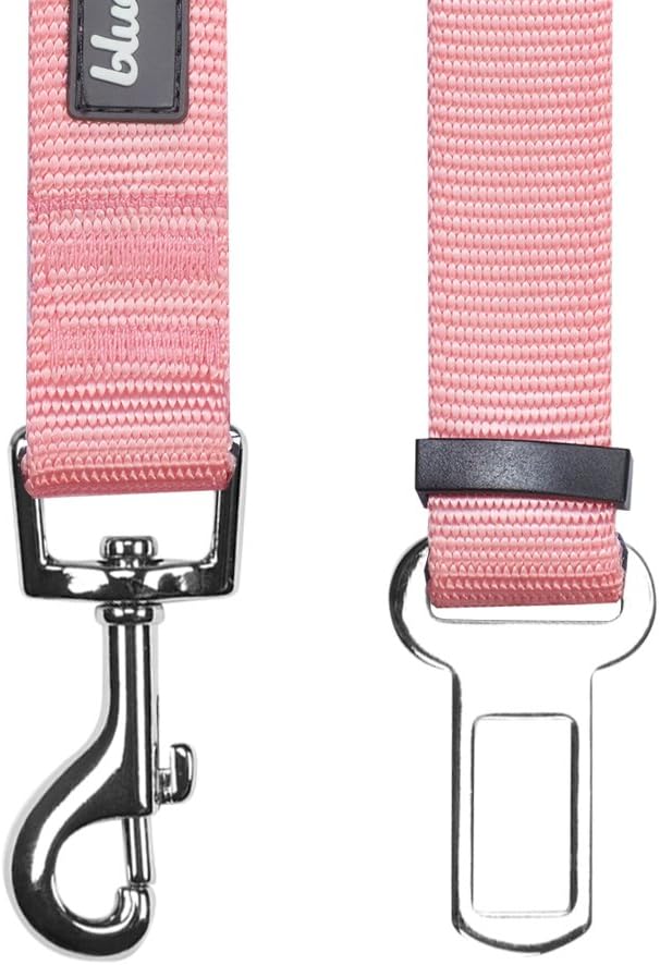 Blueberry Pet Essentials Classic Dog Seat Belt Tether for Dogs Cats Baby Pink - Image 3