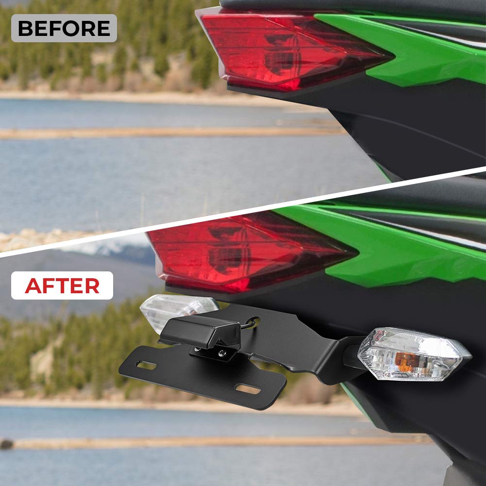 Compatible with Ninja 300 250 Fender Eliminator Kit Tail Tidy 2013 2014