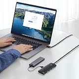Baseus Adapter HUB Lite Series (USB-A na 4 x USB-A 3.0 5 Gb/s), czarny (WKQX030101)
