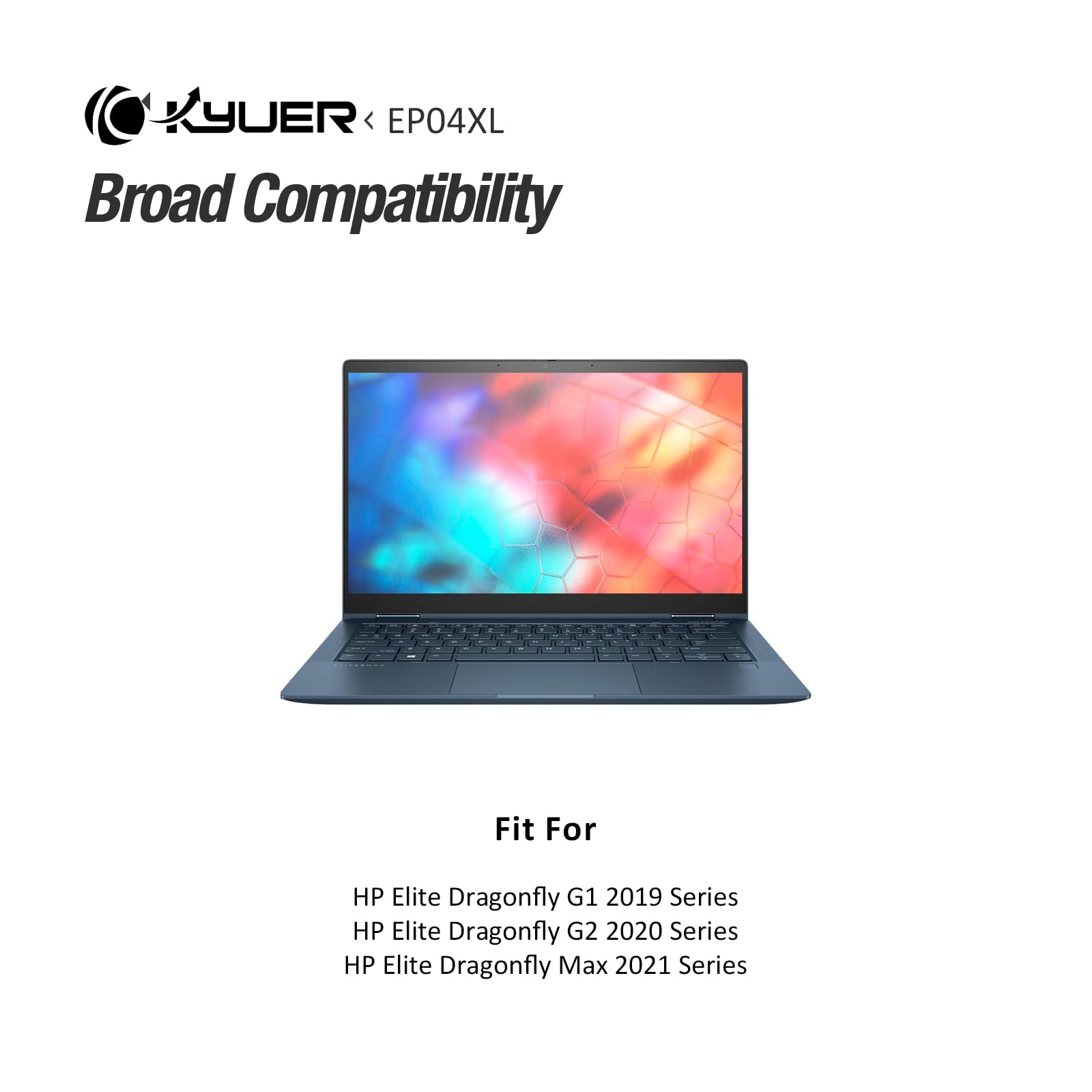 EP04XL Laptop Batteria per HP Elite Dragonfly G1 G2 2019 2020 EliteBook | Dragonfly Max 2021 2-in-1 Convertible 13.3" Notebook PC EP04056XL HSTNN-DB9J HSTNN-IB8Y L52448-1C1 L52448-241 L52581-005