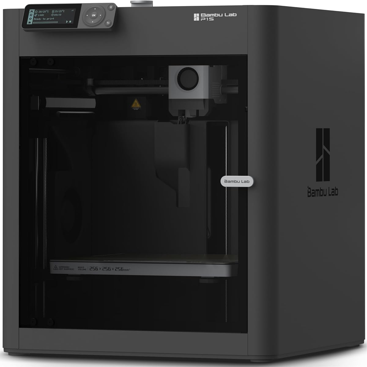 Impresora 3D Bambu Lab P1S, Impresora 3D FDM lista para usar | Ecosistema apto para principiantes con biblioteca de modelos MakerWorld, CoreXY adjunto, impresión de alta velocidad y precisión