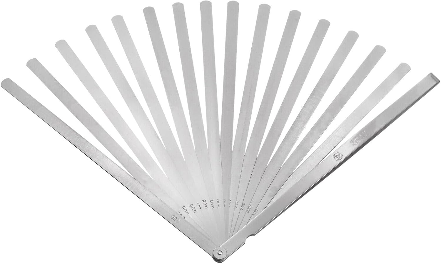 Toolparts And Accessories 17 Blades Feeler Gauge (0.02-1.0mm) Thickness 300mm Length Metric Measure Tool (#CN#130824-06000)