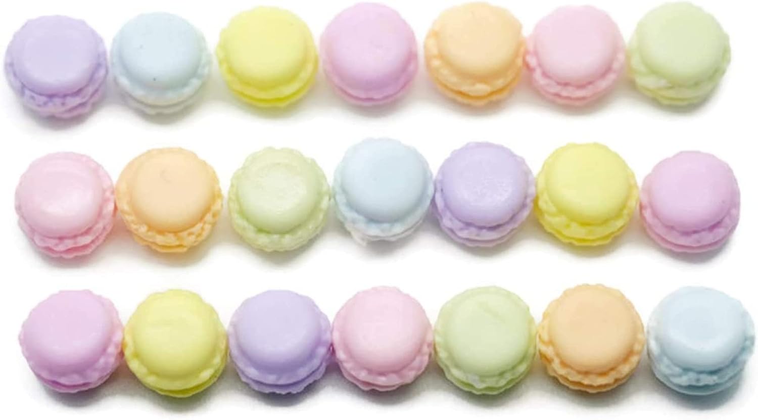 21 French Macaron Recipe Cookies Pastel Sweet Dollhouse Miniatures Food Kitchen Docoration image 3