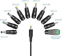 Vista 3 de Belker 45W Universal 5V 6V 7.5V 9V 12V 13.5V 15V AC DC Adapter Power Supply for Household Eletronics LCD LED Strip Light Router HUB Speaker Smart