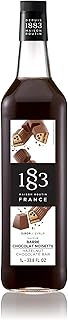 1883 MAISON ROUTIN FRANCE, HAZELNUT CHOCOLATE BAR Syrup, Glass Bottle, 1 Liter, Made in France