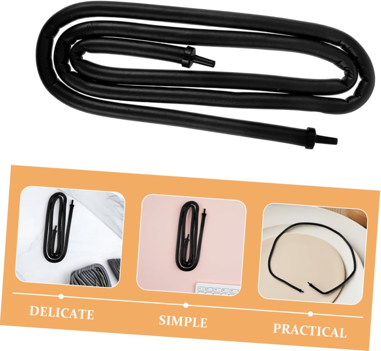 2pcs Flexible Aquarium Bubble Tube Water Outlet for Air Pump Fish Tank Oxygen Bubbler Soft Rubber Hose Fish Tank Air Pump Accessories