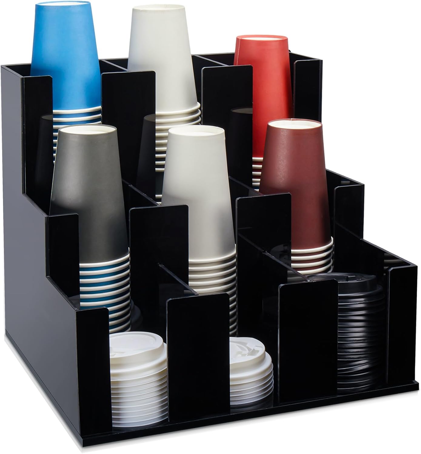 Yoande Acrylic Disposable Coffee Cup Dispenser 9