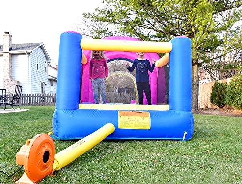 Bounceland Rainbow Unicorn Bounce House with Slide, 9.8 ft L x 6.8 ft W x 6.5 ft H inflated Size, UL Certified Blower Included, inflates in Less Than a Minute, Outdoor and Indoor use
