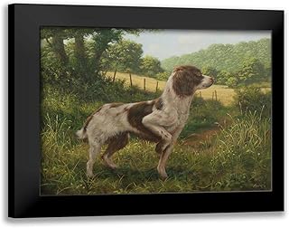 ArtDirect - Silver, John 18x15 Black Modern Framed Art Print Titled: C964 Standing Springer(L)