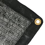 EasyShade 50% Black Shade Cloth Taped Edge with Grommets UV 12ft x 10ft