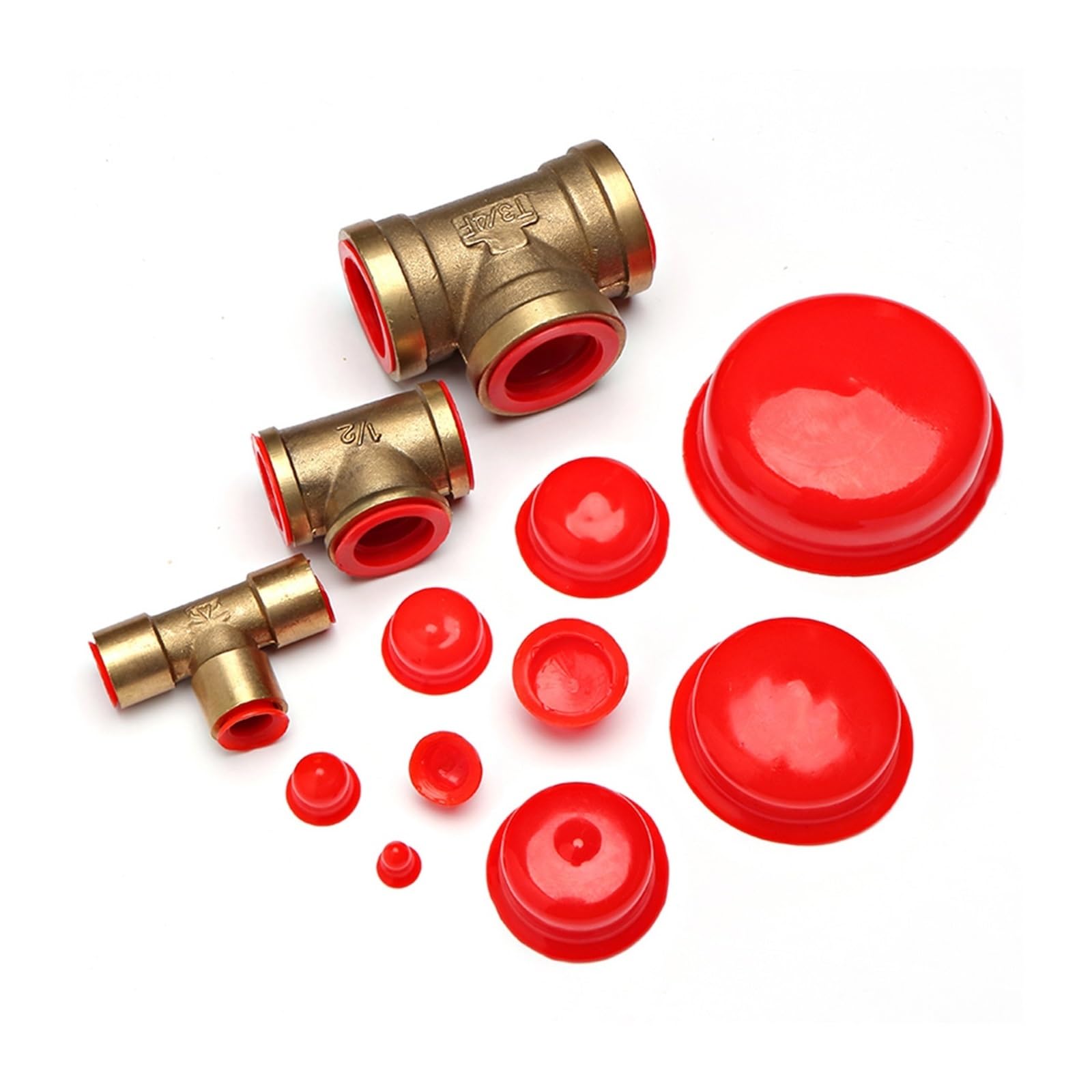 Tuercas de bloqueo de tuercas de perno, caucho suave, tapón, tapón, tapón de silicona, protector de tuerca, orificio roscado, cubierta de tubo redondo (color: 20 piezas, tamaño: DR-7.0) ( Color : 500