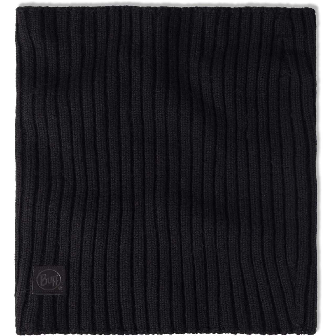 Buff| Braga de cuello Knitted Frio Extremo, Practico, Versatil, Moda, Aislamiento termico, Comodo Hombre Mujer Talla única Negro
