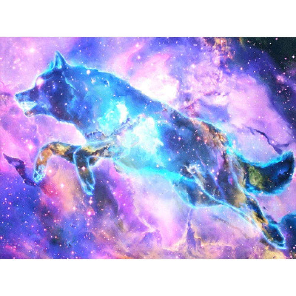 Mosaïque diamant 5D Sirius Star toile de haute précision et strass ronds en résine facettée