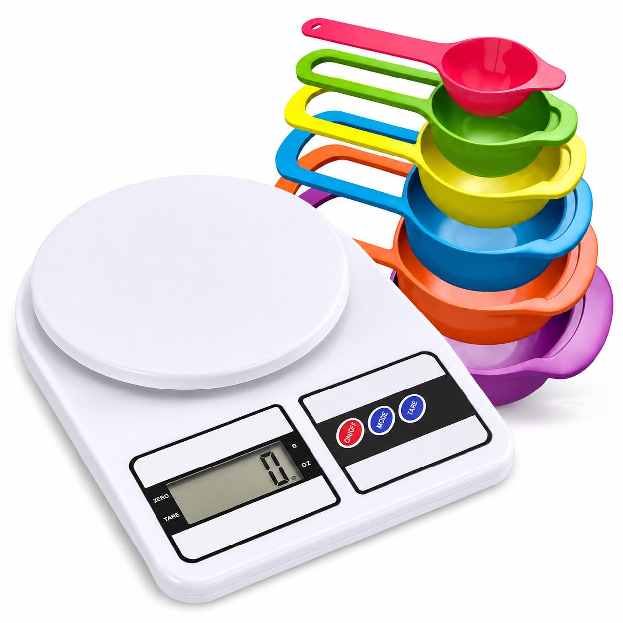 Digital Kitchen Weighing Scale 10kg with LCD Display & Tare Function | Stainless Steel Food Weight Machine for Baking, Cooking, Diet & Meal Prep | FREE 5-Piece Measuring Spoon Set Included-image-26