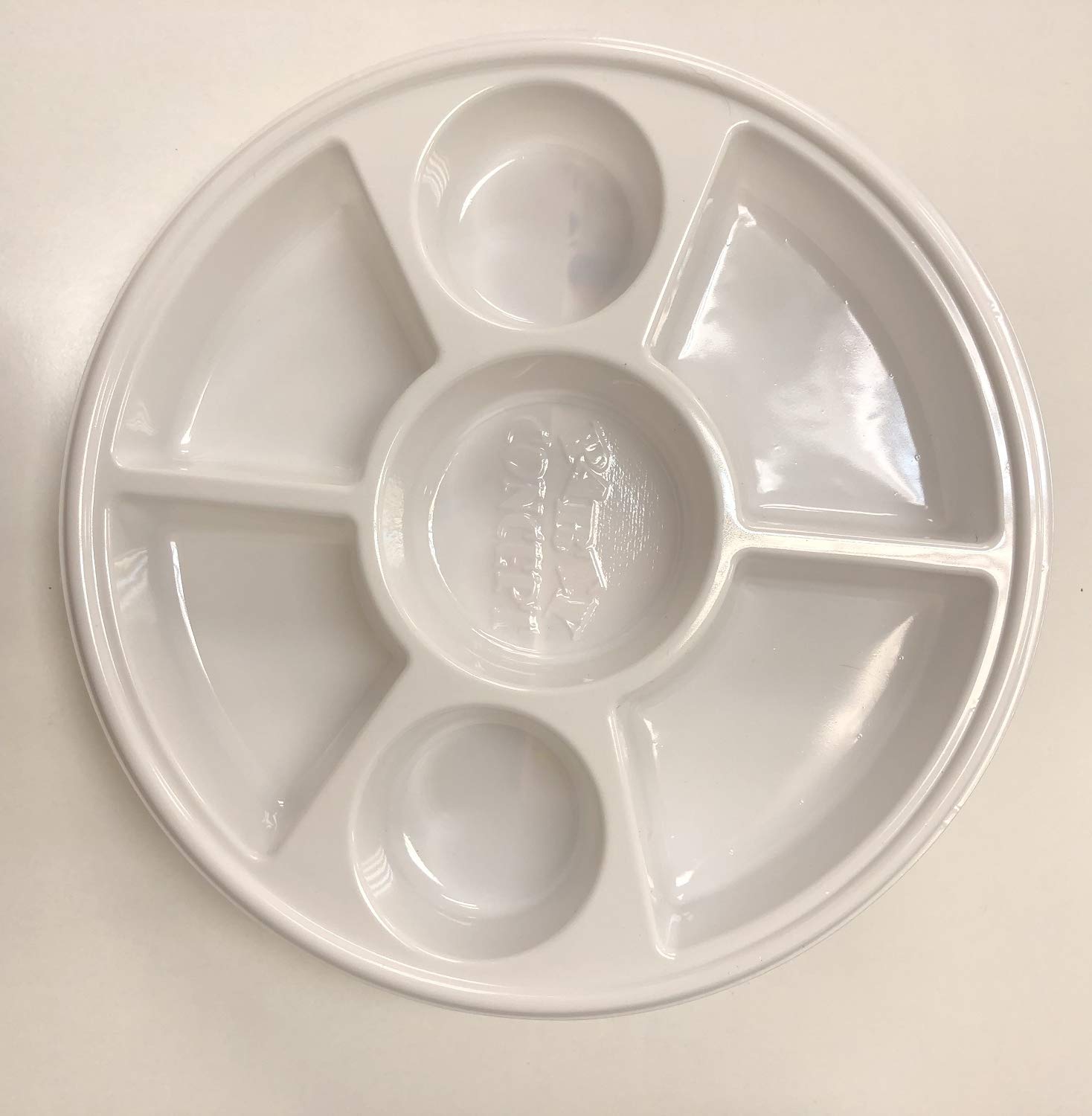 Buy Plastich Thali Plates 7 Compartment Disposable Party Plates Round