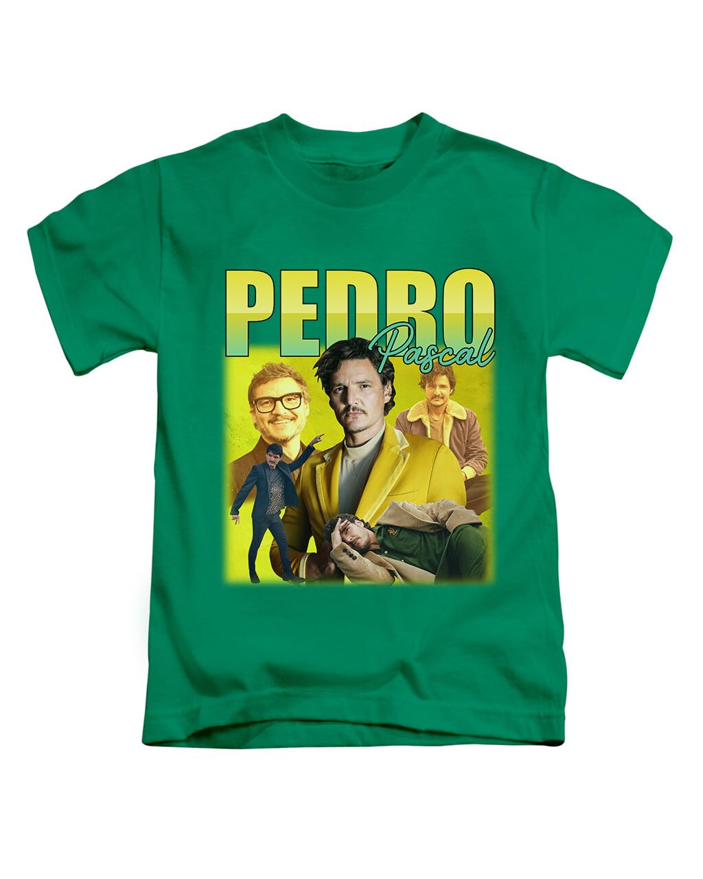 New Spirit Original Pedro Pascal Tee T-Shirt Funny Unisex T Shirt Top Forest Green