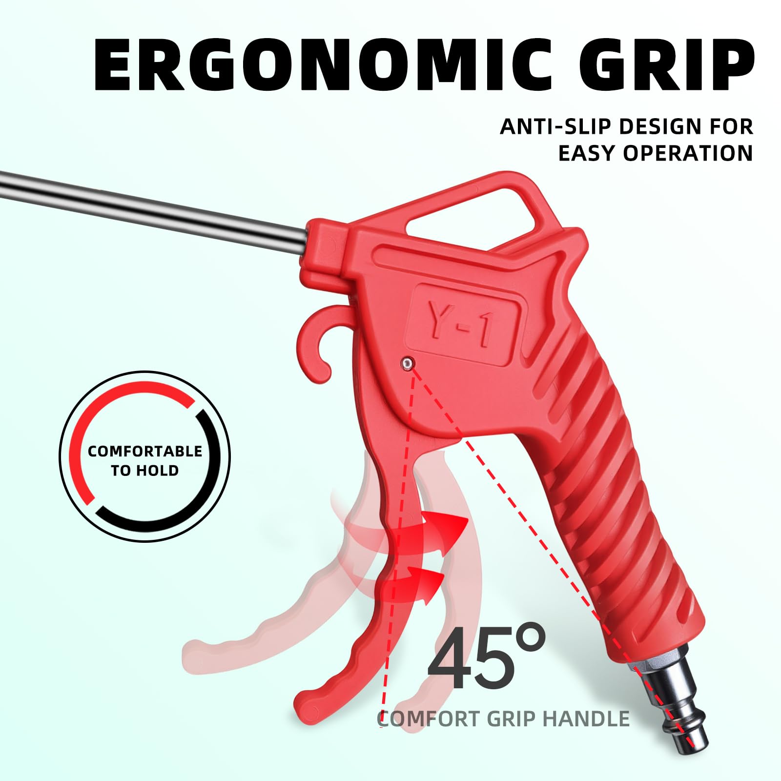 Air Blow Gun With Copper Nozzle – Ergonomic Grip, Dust Cleaning Tool For Workshop & Garage