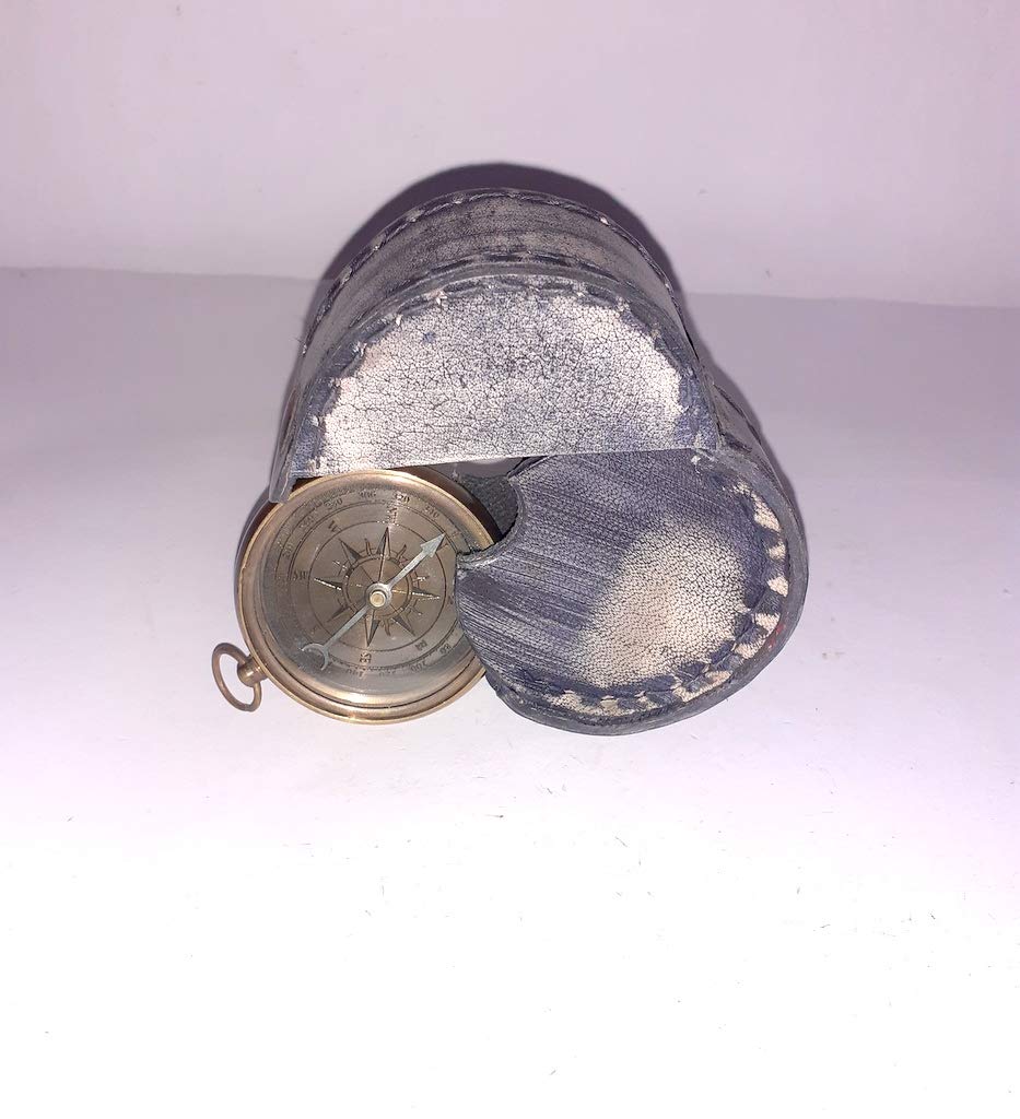 Nautical Second Star Brass Antique Compass Navigational Compass